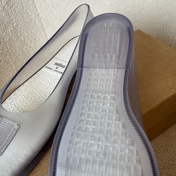 Marc Jacobs x Melissa logo-embossed ballerina shoes 38 - Picture 7 of 8